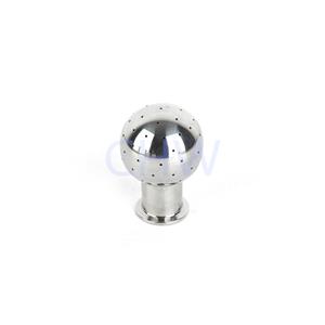high quality Sanitary stainless steel Welded Rotary Cleaning Ball ss304 ss316L DIN SMS ISO 3A BPE IDF AS BS