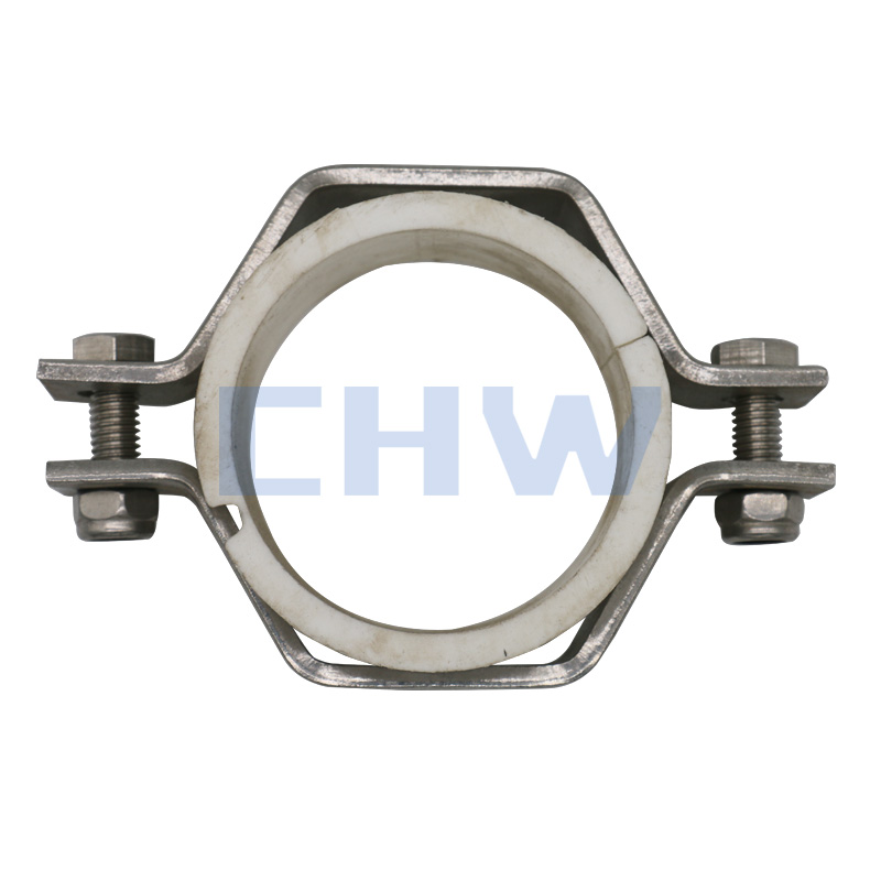Sanitary Hex Tube Hanger with PVC Sleeve (PVCT)