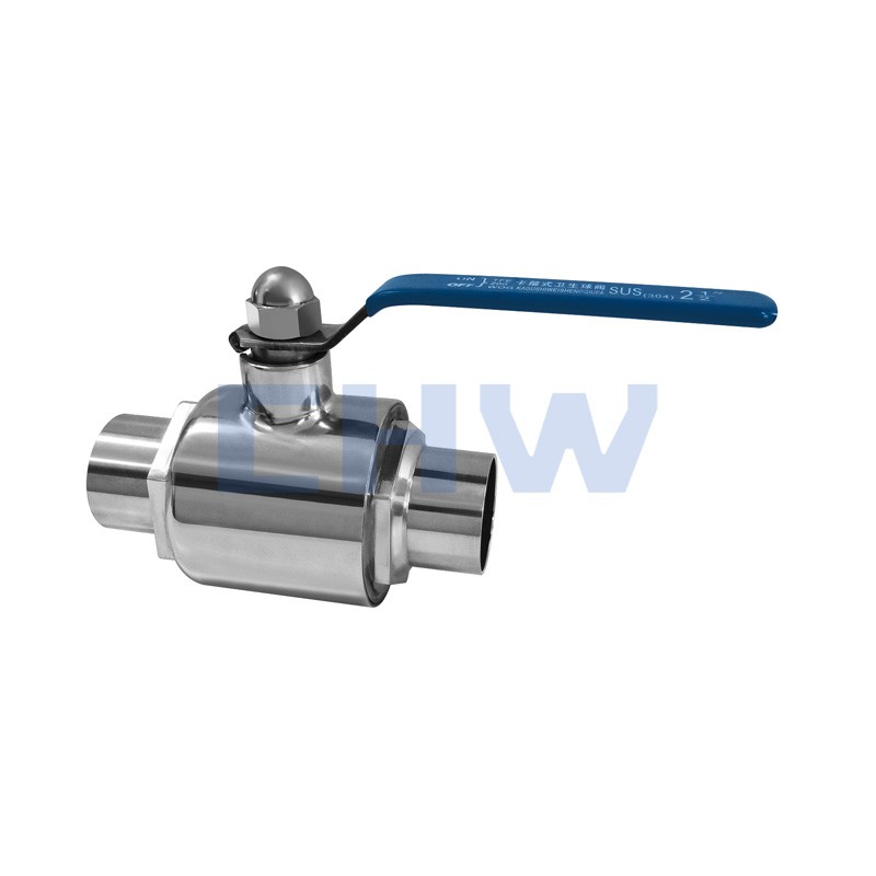 Sanitary stainless steel high quality Straight through ball valve