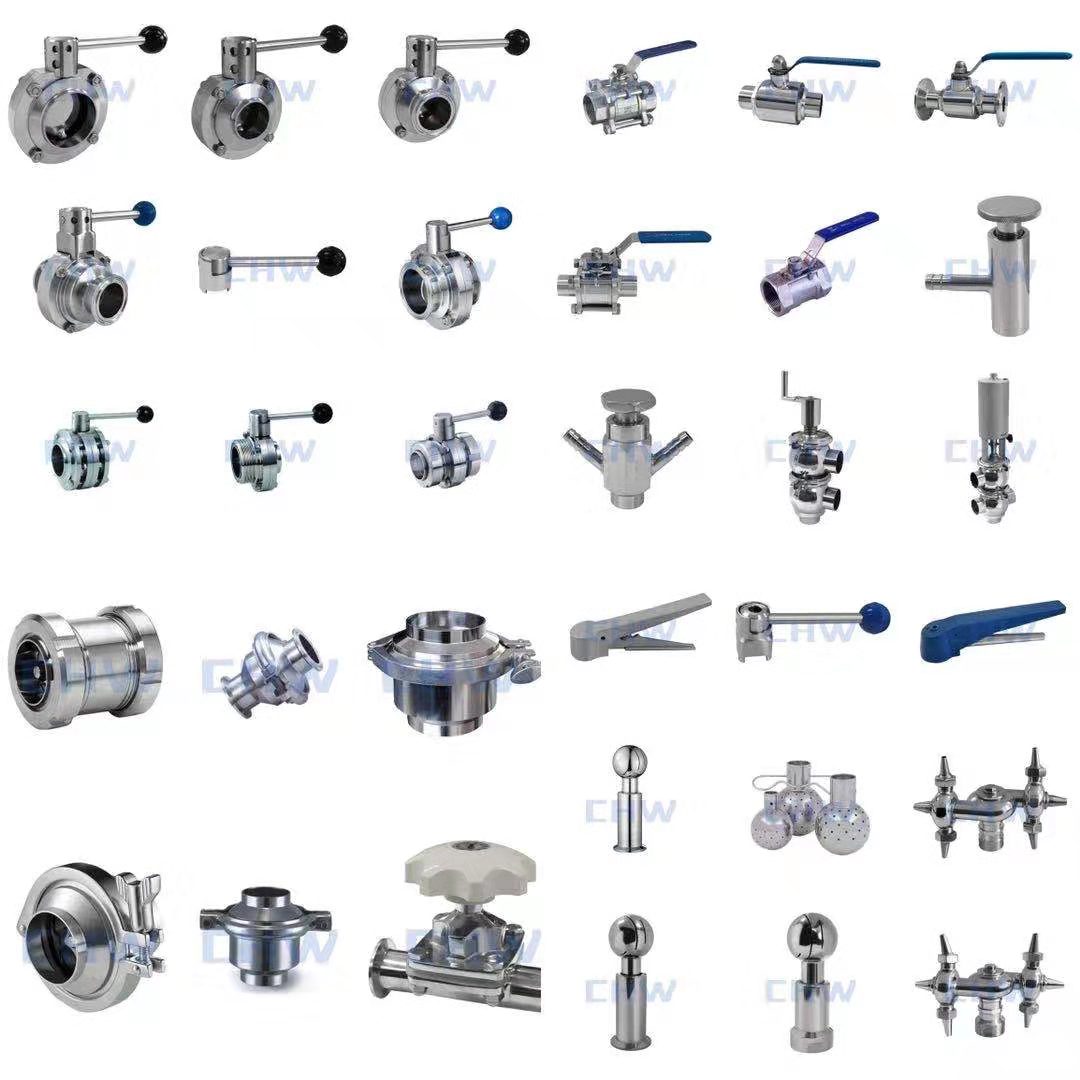 Sanitary stainless steel high quality Aseptic Diaphragm Valve