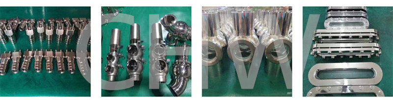 Sanitary stainless steel high quality Manualy Operated Diaphragm Vlave ss304 ss316L