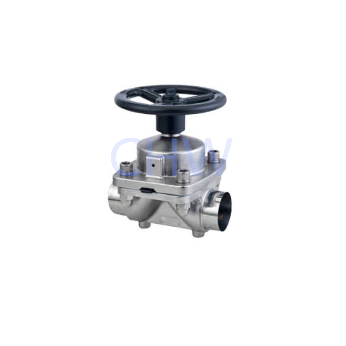 Sanitary stainless steel high quality Manual Welding Diaphragm Valve