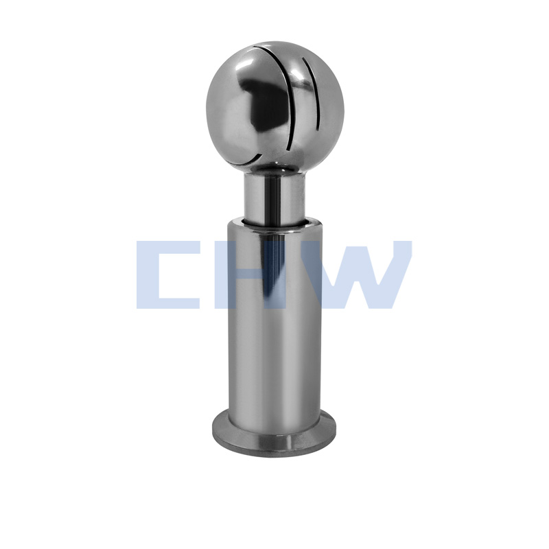 Sanitary stainless steel high quality Clamped Rotary Cleaning Ball ss304 ss316L