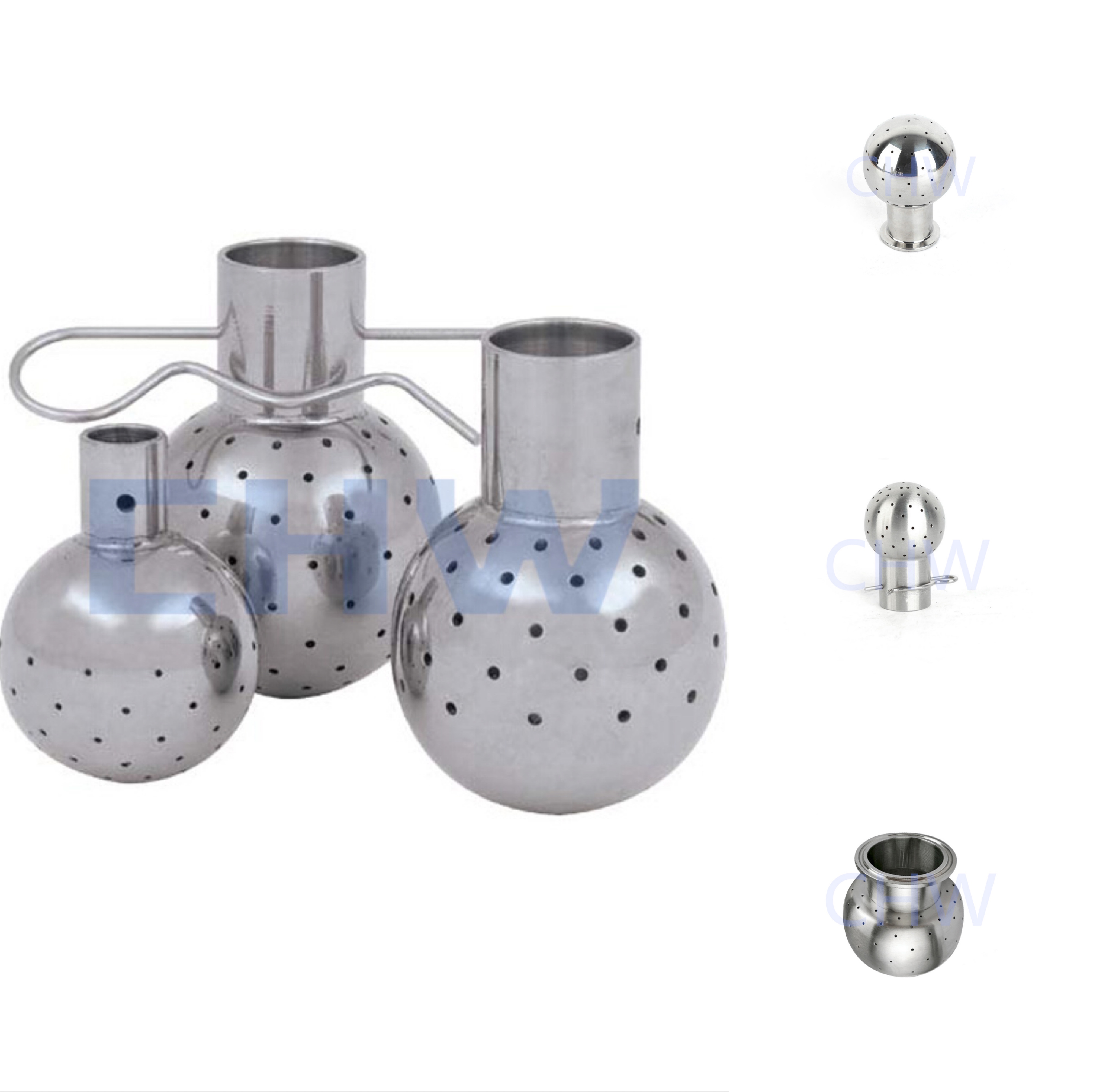 Clamped Rotary Cleaning Ball DIN SMS ISO 3A BPE IDF AS BS