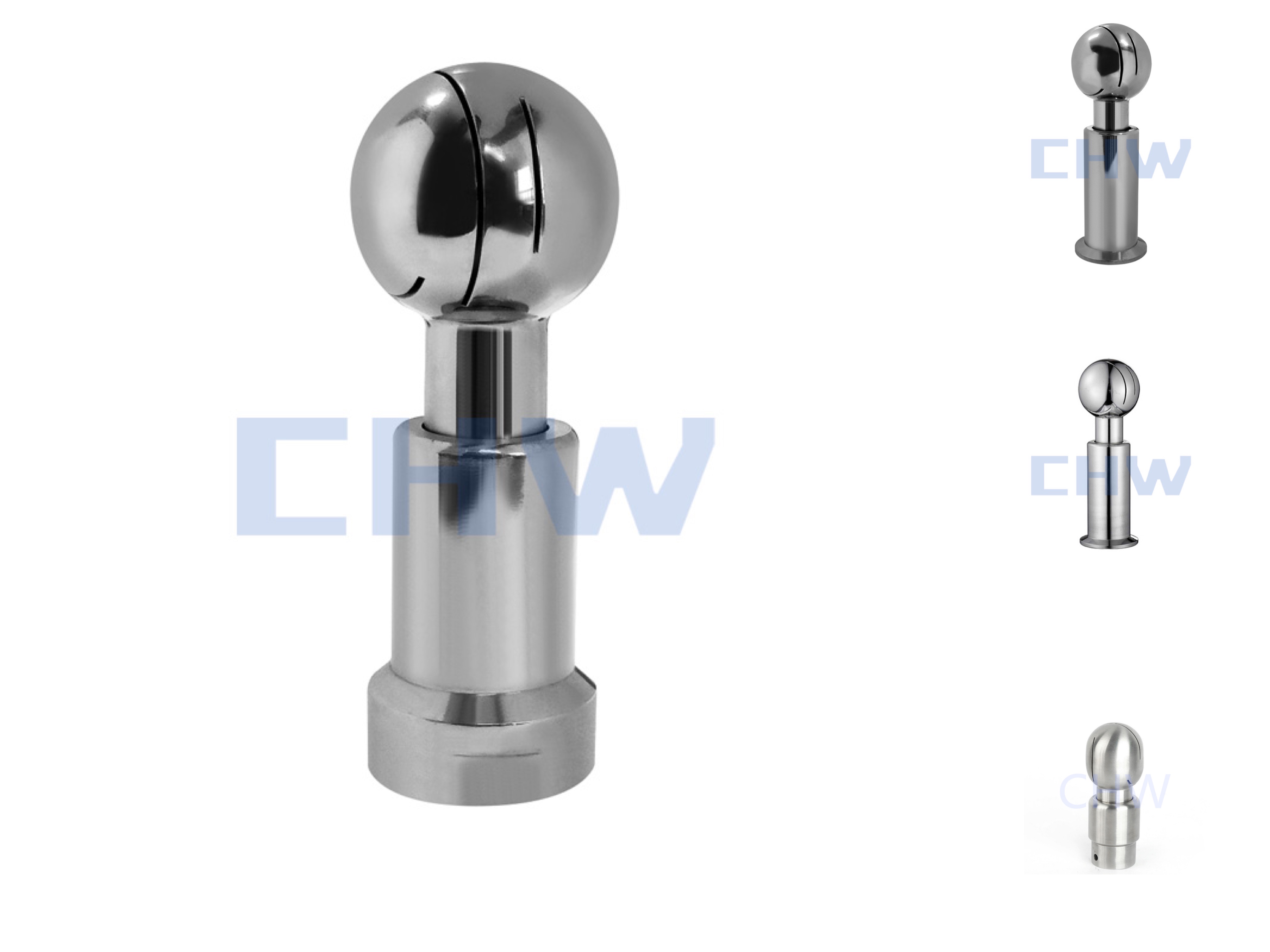 Sanitary stainless steel high quality Clamped Rotary Cleaning Ball