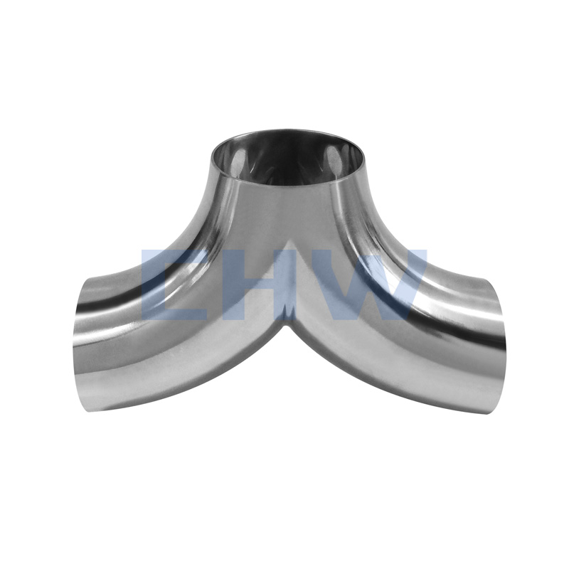 Sanitary stainless steel high quality 304 welded R tee