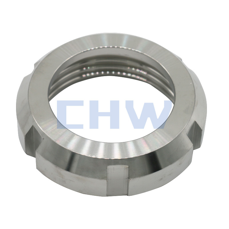 Sanitary stainless steel high quality round nut