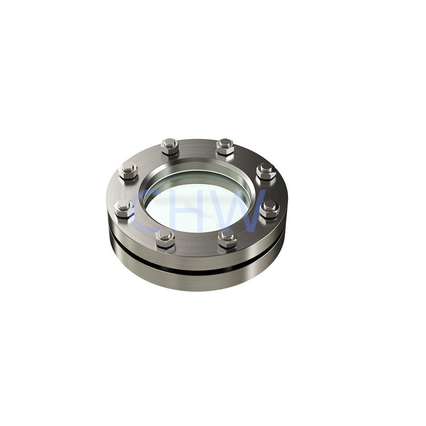 Stainless steel sanitary flanged sight glass