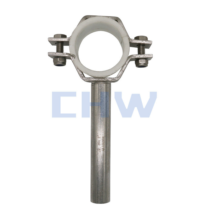 Stainless steel pipe support