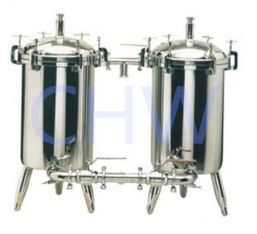 Sanitary stainless steel high quality Micro Filter Duplex