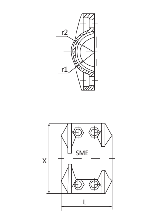 Stainless steel sanitary Safety clamp SS304 SS316L