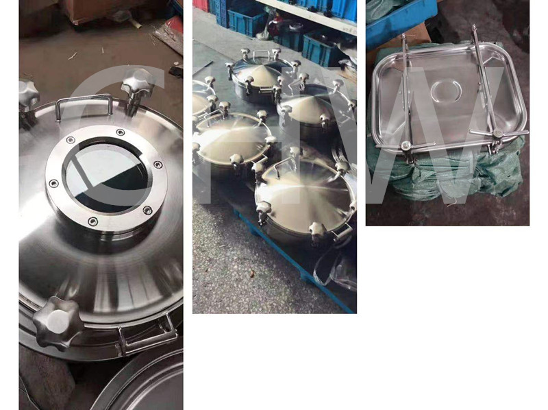 Stainless steel sanitary Manhole