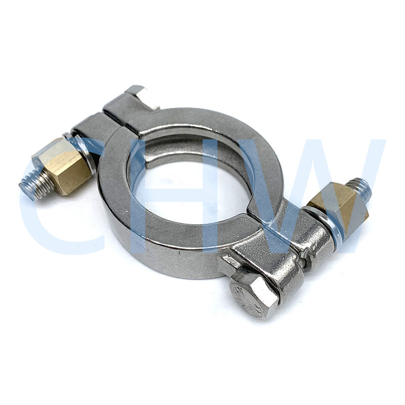Sanitary Stainless steel SS304 SS316L pipe clips pipe clamp