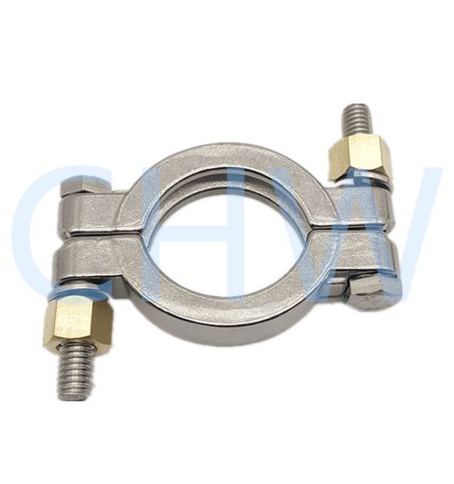 Sanitary Stainless steel SS304 SS316L pipe clips pipe clamp
