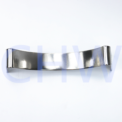 Sanitary Stainless steel SS304 SS316L pipe clamps slender U type tubing hanger pipe fittings pipe clips support