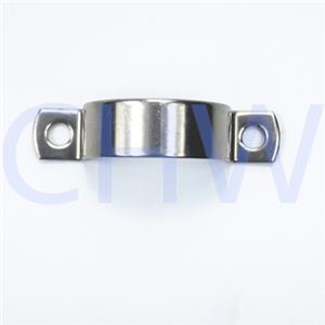 Sanitary Stainless steel SS304 SS316L pipe clamps slender type tubing hanger pipe fittings pipe clips support
