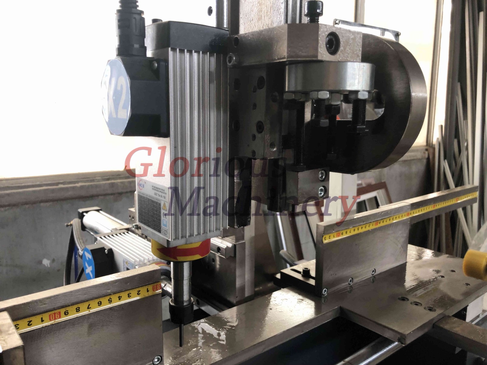 water slot milling machine for PVC profile