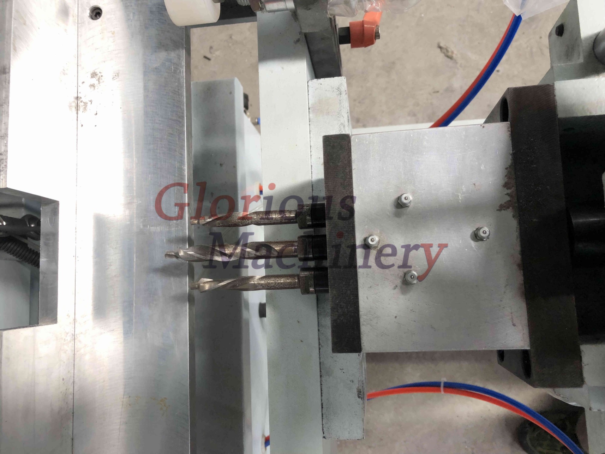 PVC Window Lock Hole Copy Routing Drill Machine