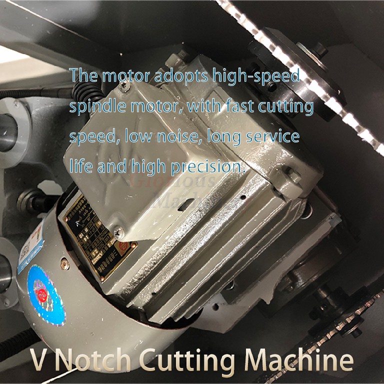 UPVC Window Door Profile V Groove Cutting Saw Machine