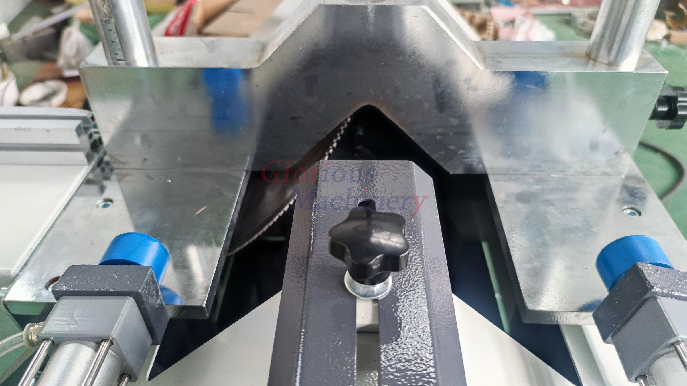 High Grade UPVC V Notch Window Profile Cutting Machinery
