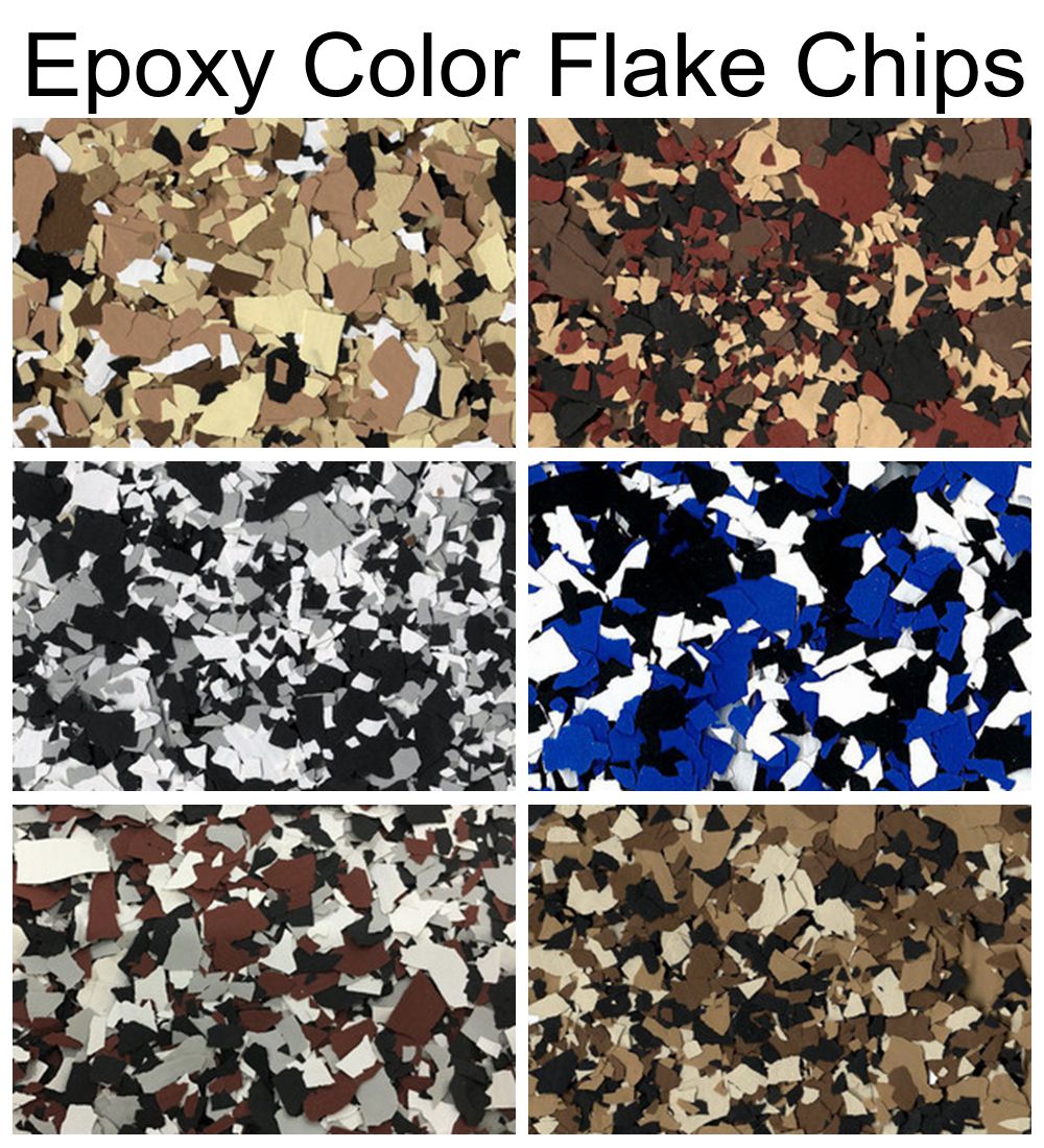 Epoxy Decorative Floor Chip Flakes Coating