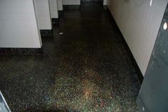 Shiny Holographic Glitter Epoxy Floor