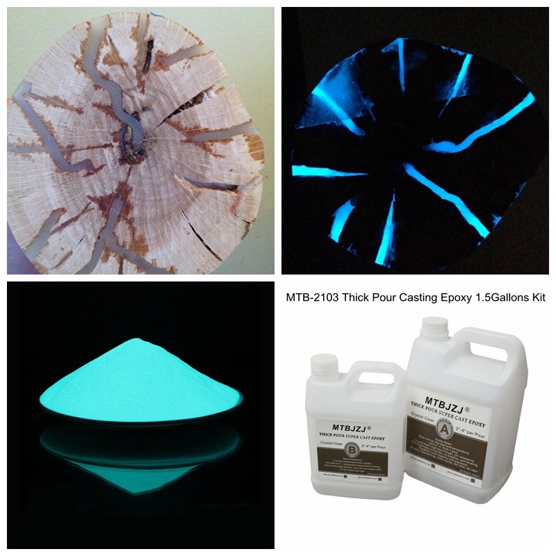 Skin Safety 3 Colors Glow In The Dark Powder