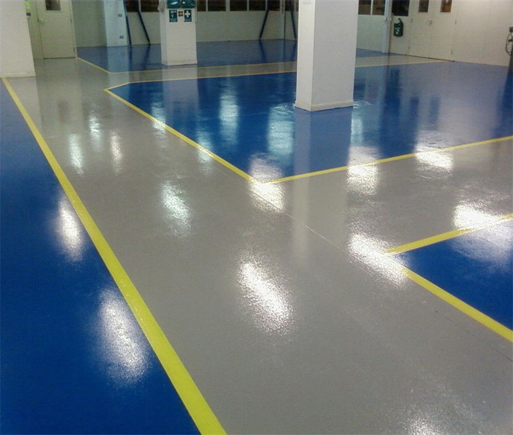 Solid Color Epoxy System For Factory Parking