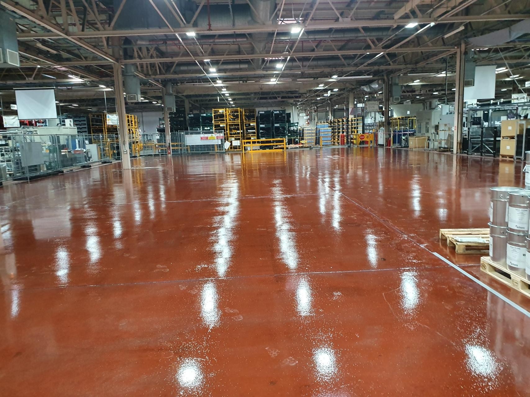 Solid Color Epoxy Resin For Concrete Cement Floor