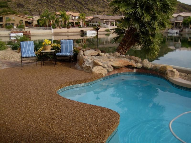Water Permeable Epoxy Resin Pool Deck