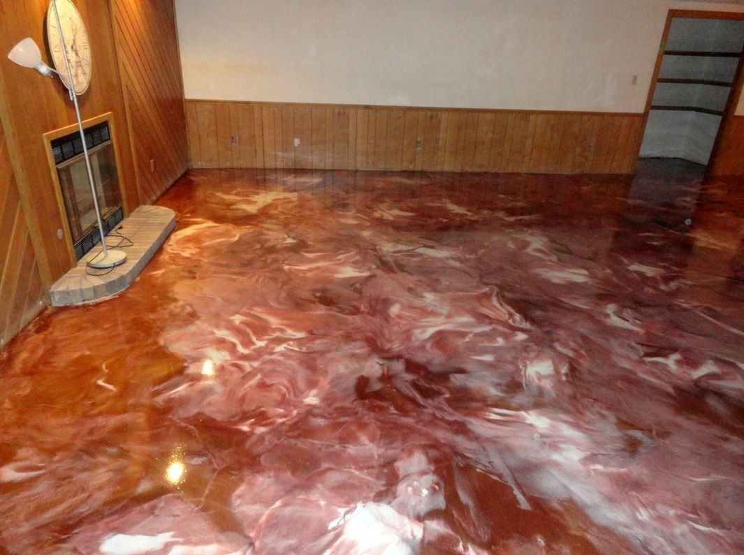 Metallic Epoxy Flooring Commericial Floor