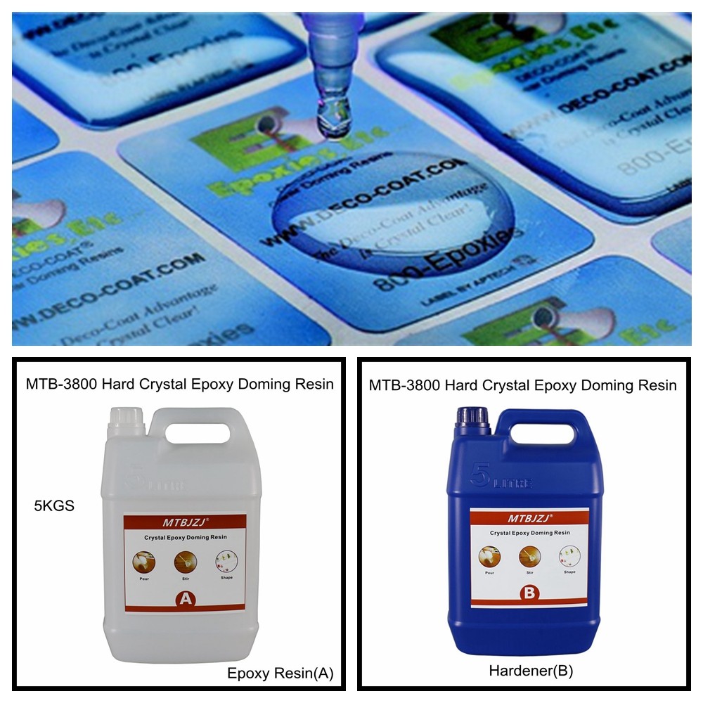 Flexible Epoxy Doming Resin For Logo And Label