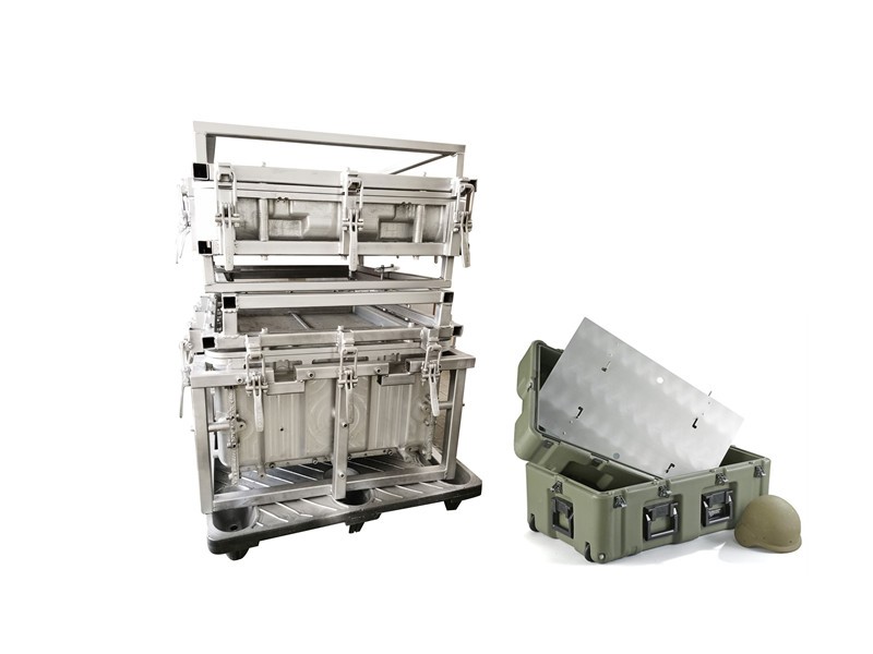 tooling case mould by rotomolding rotational molding military box mould