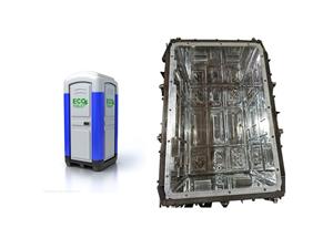 Cost-effective outdoor portable public toilet mold,light weight rotomolding portable restroom mold