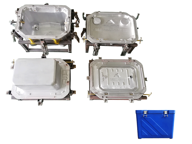 Aluminum molds for cooler box