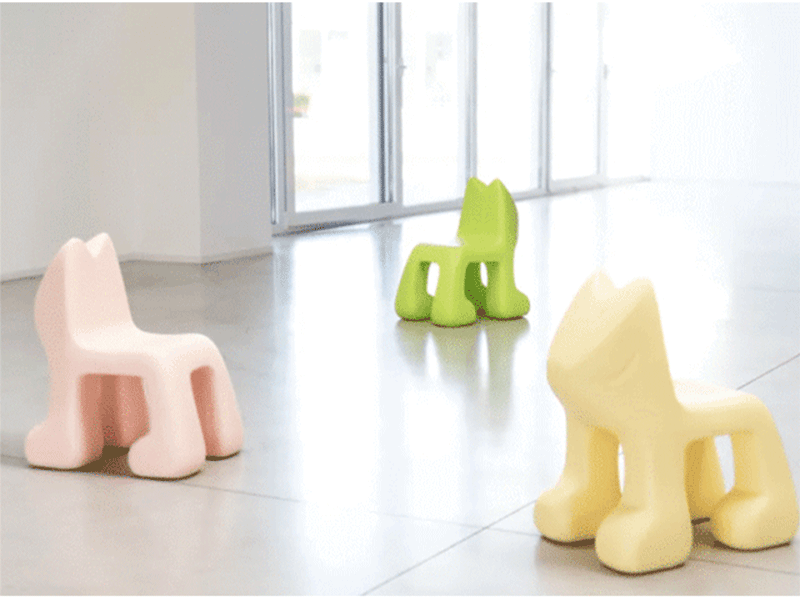 Supply Oem Plastic Fox Chair For Kids By Rotational Mould , Rotomoulding Children chair