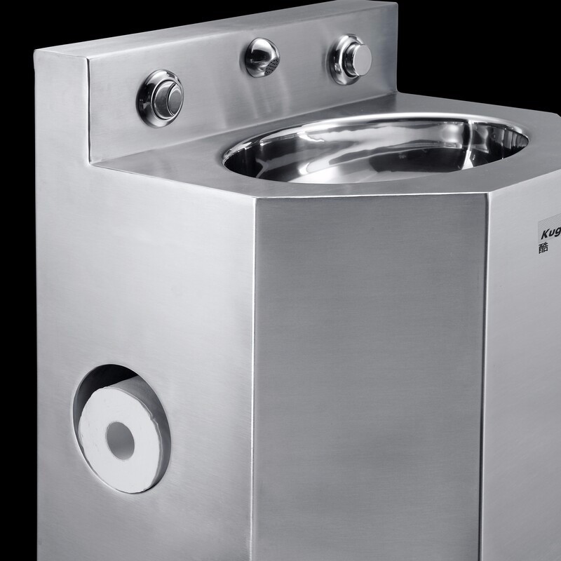 Stainless Steel Combination Toilet