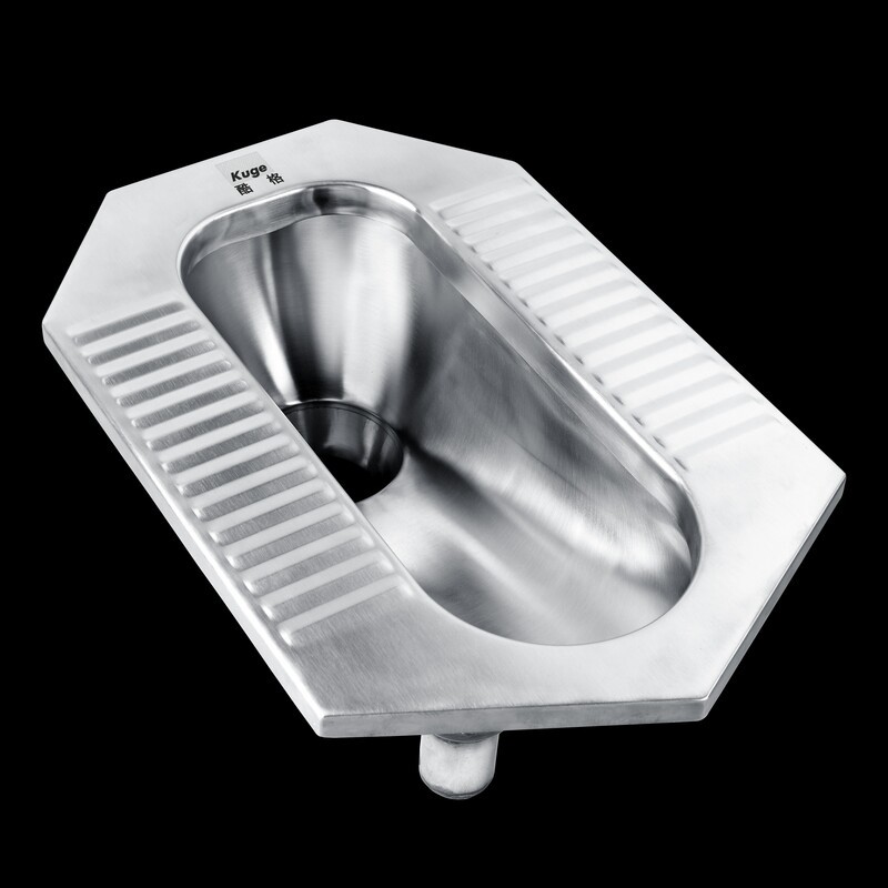 Stainless Steel Siphon Squat Toilet With Cistern