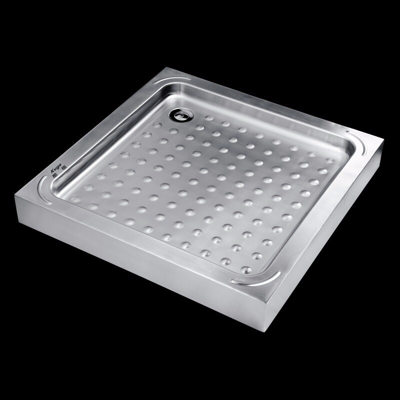Stainless Steel Square Shower Tray With Muscle