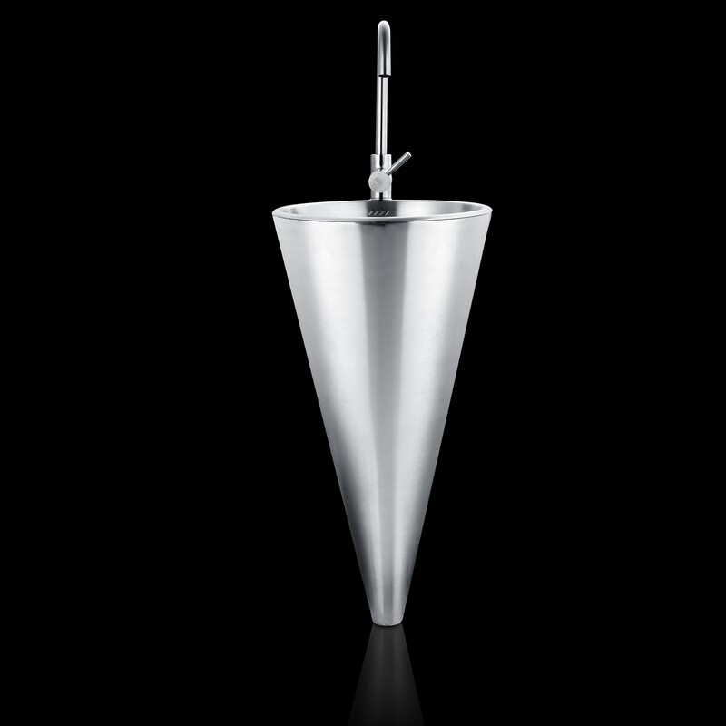 Stainless Steel Cone Shape Wash Basin