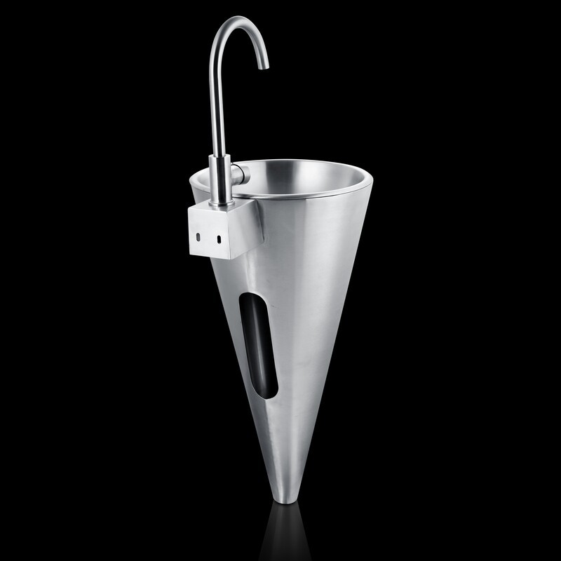 Stainless Steel Cone Shape Wash Basin