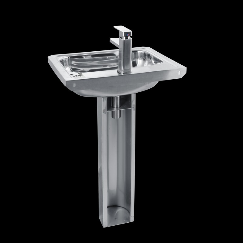 Stainless Steel Commerical Pedestal Sink