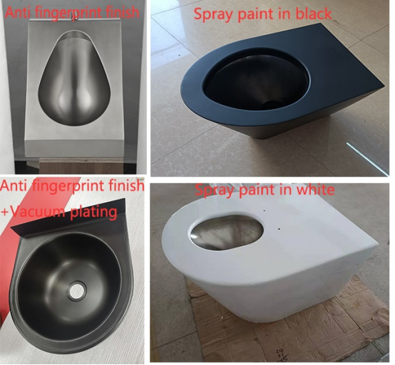 Different surface treatment available