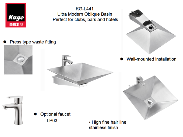 stainless steel basin sink
