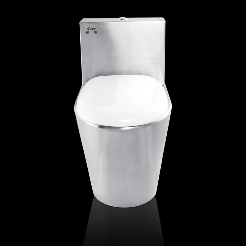 WC a lavaggio in acciaio inossidabile da 600 mm