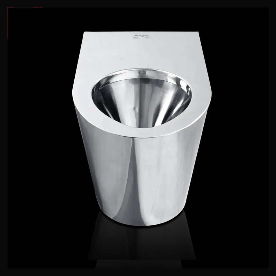 Inodoro de acero inoxidable lavable