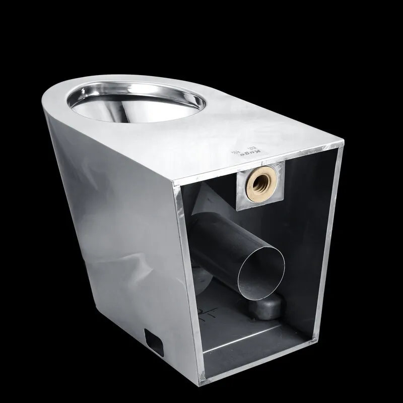 Inodoro de acero inoxidable lavable