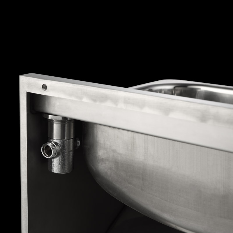 Stainless Steel wall hung squareness wash basin