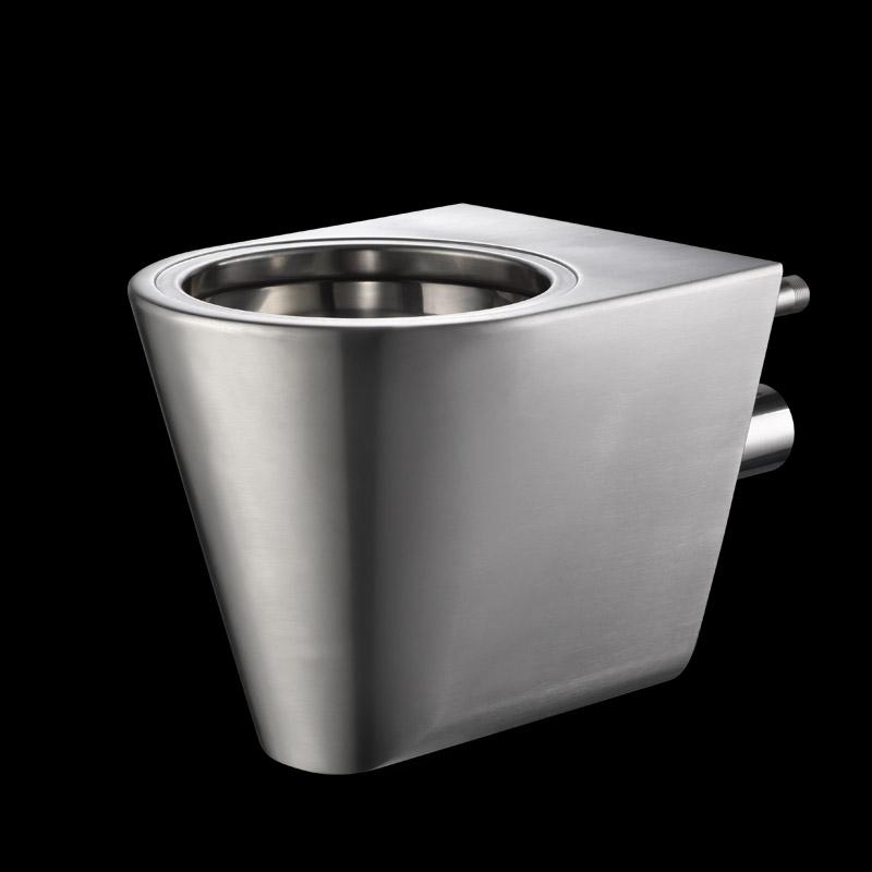 Stainless Steel Toilet Filled With Foam