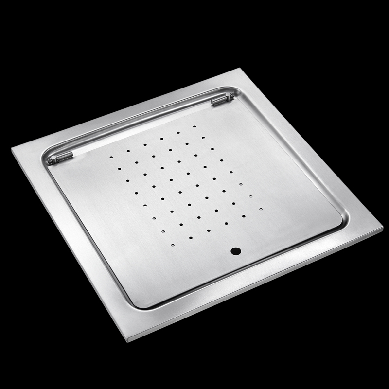 stainless steel 700x700 squatting pan with cover